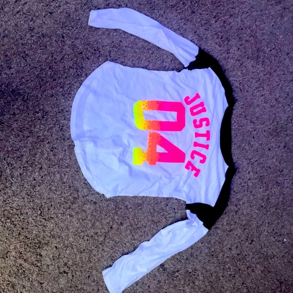 Black and White shirt with sparkles on it - Picture 1 of 2